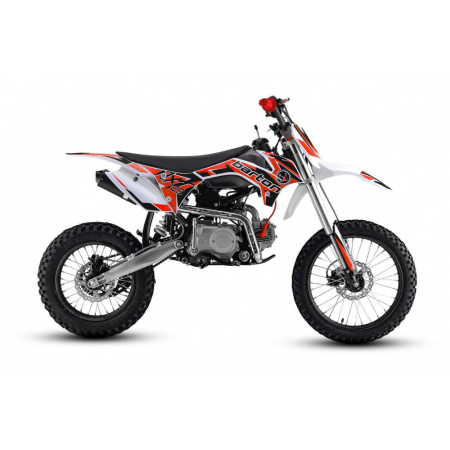 motocross barton nxt 125 17/14 czerwony bok