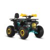 quad barton raptor 125 żółty niebieski z profilu