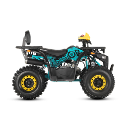 quad barton raptor 125 żółty niebieski bok