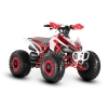quad barton rocky 125 czerwony z profilu