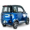pojazd elektryczny czterokołowy micro car bilibike ecomo 4 niebieski tył2
