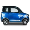 pojazd elektryczny czterokołowy micro car bilibike ecomo 4 niebieski bok