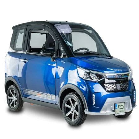pojazd elektryczny czterokołowy micro car bilibike ecomo 4 niebieski profil