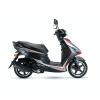 motorower skuter junak 108 50ccm czerwony bok