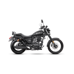 motorower skuter junak m12 vintage czarny mat bok