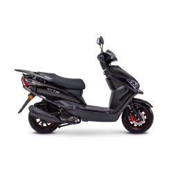motorowerl romet city 50 czarny bok