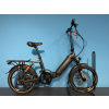 Rower elektryczny czarny ecobike rhino, zdjęcie z profilu