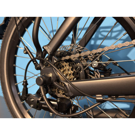 ecobike rhino napęd elektryczny, przerzutki, tylne koło