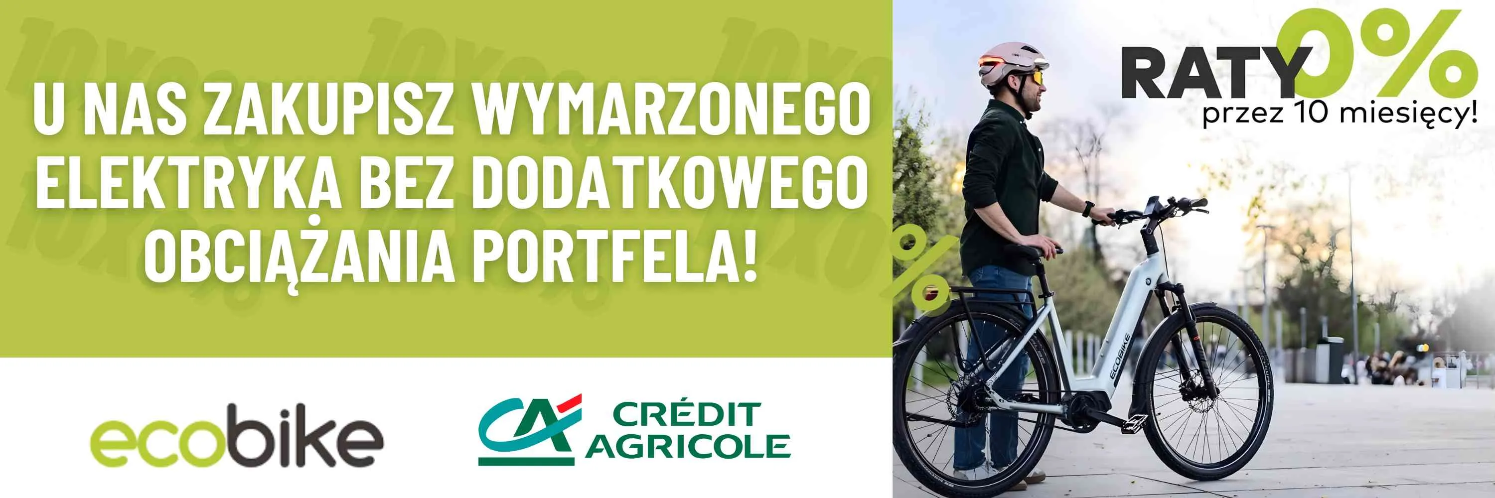 raty 10x0% na rowery elektryczne ecobike